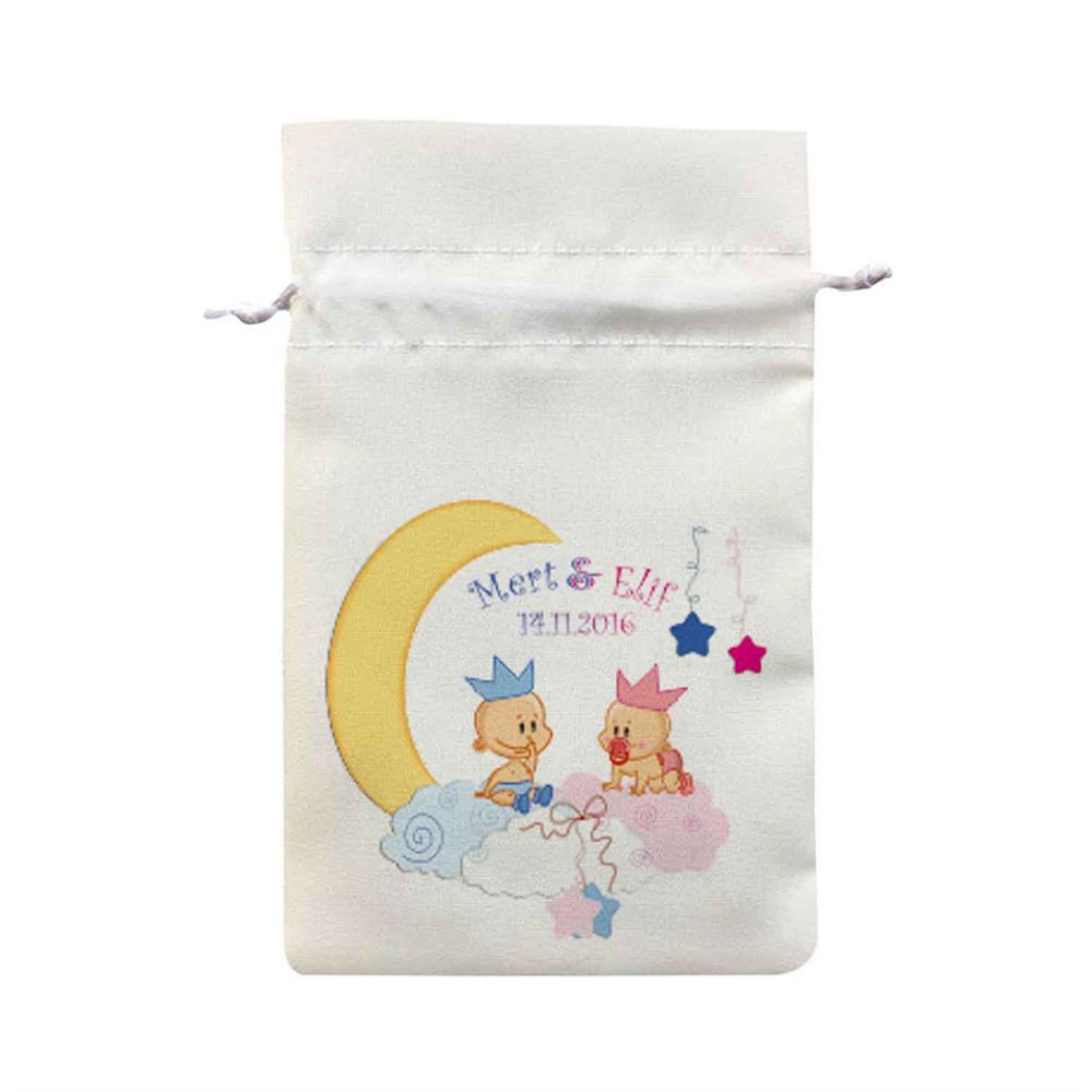 Baby Shower Kese Oyuncak Ayısı Ve Oturan Bebek