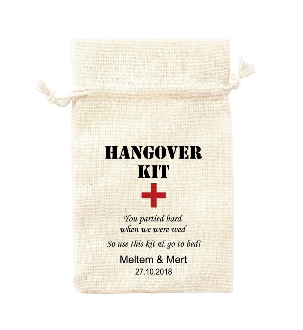 Baskılı Kese Hangover Partied Hard