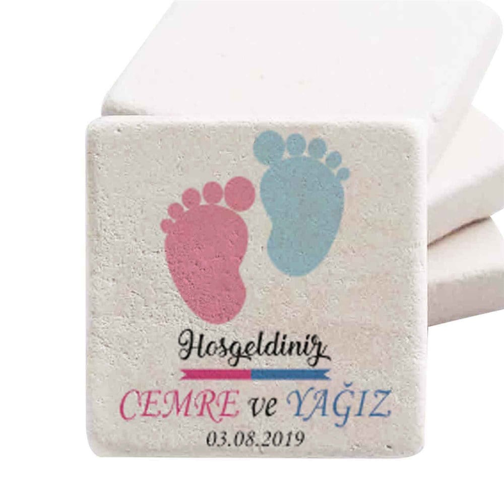 Bebek Şekeri Doğal Taş Magnet Emekleyen Bebek