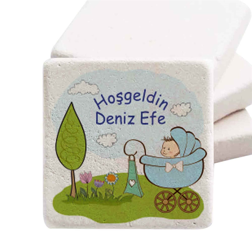 Bebek Şekeri Doğal Taş Magnet Hayvanlar