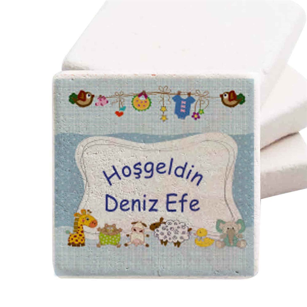 Bebek Şekeri Doğal Taş Magnet Oyuncak Hayvanlar Ve Bebek Arabası