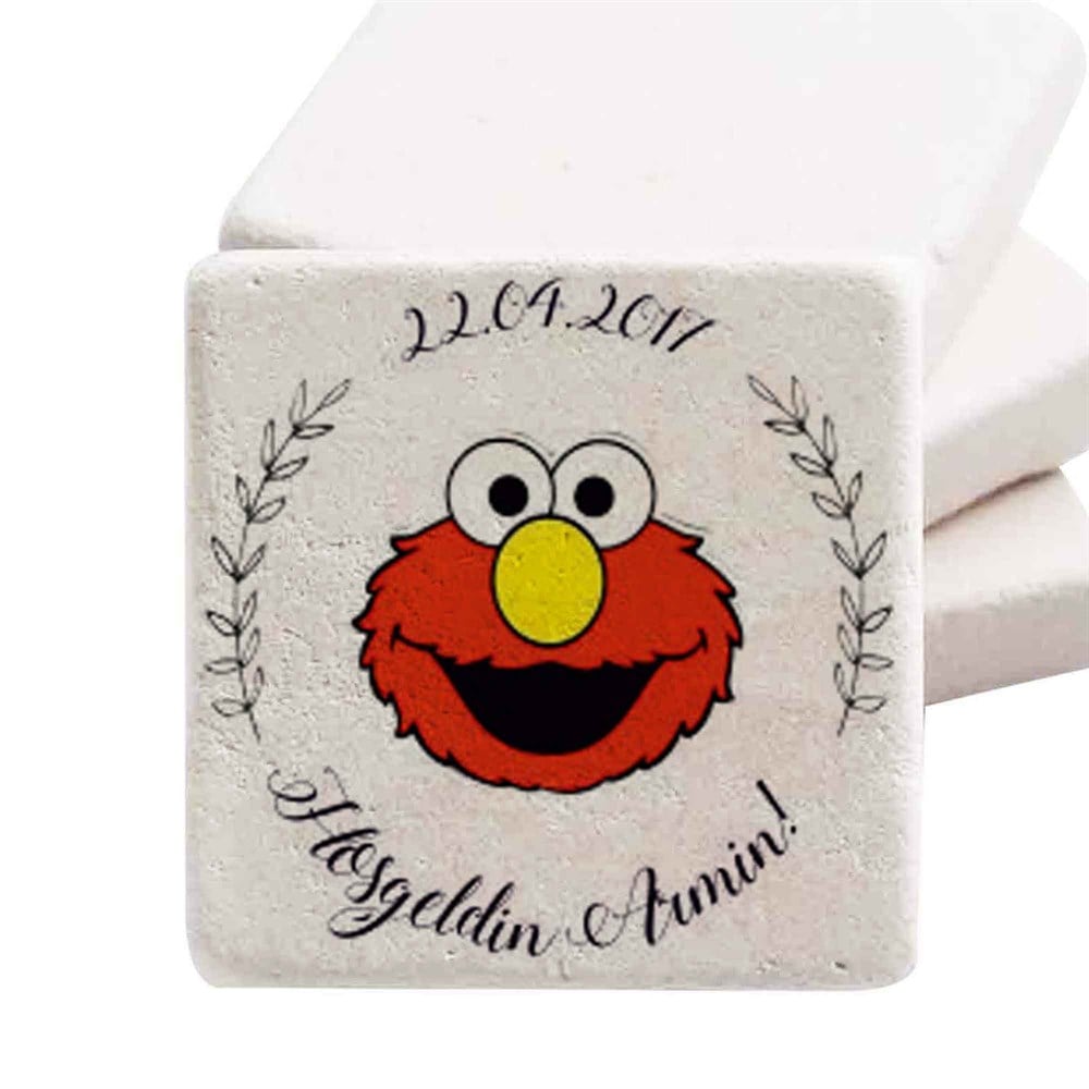 Bebek Şekeri Doğal Taş Magnet Yelkenli Gemi