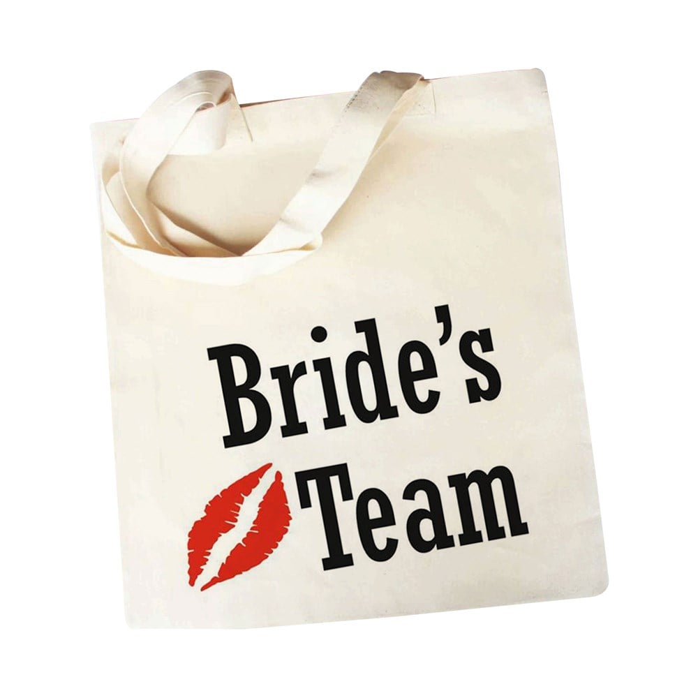 Bekarlığa Veda Baskılı Bez Çanta Brıdes Team