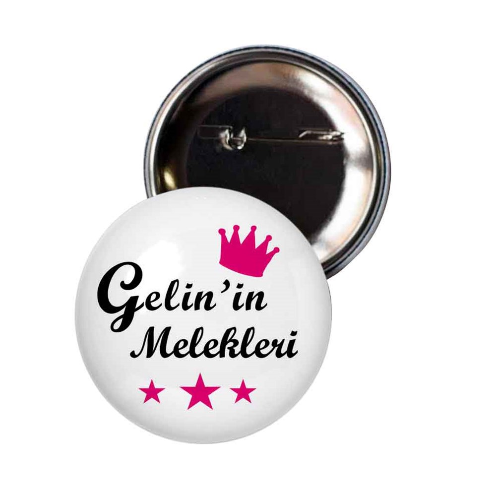 Bekarlığa Veda Partisi Rozet Gelin'İn Melekleri