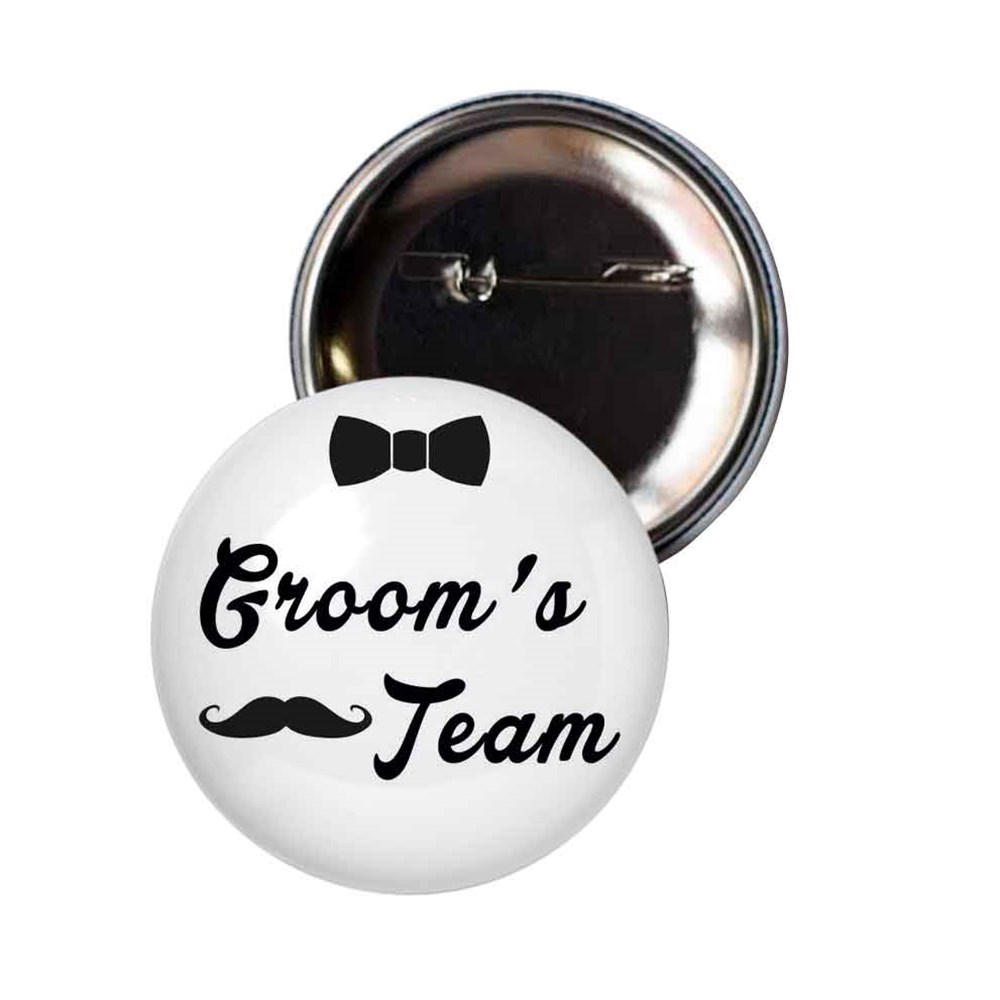 Bekarlığa Veda Partisi Rozet Groom'S Team