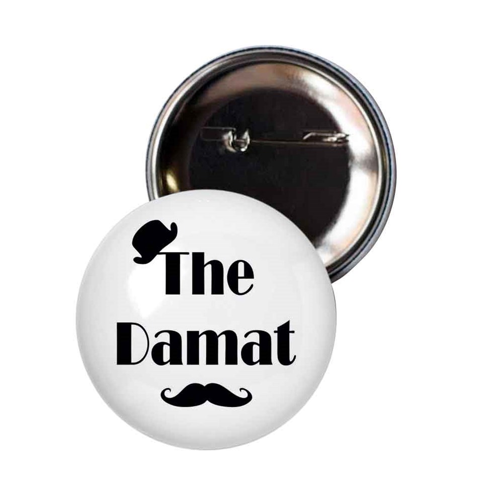 Bekarlığa Veda Partisi Rozet Şapka Ve Bıyık The Damat