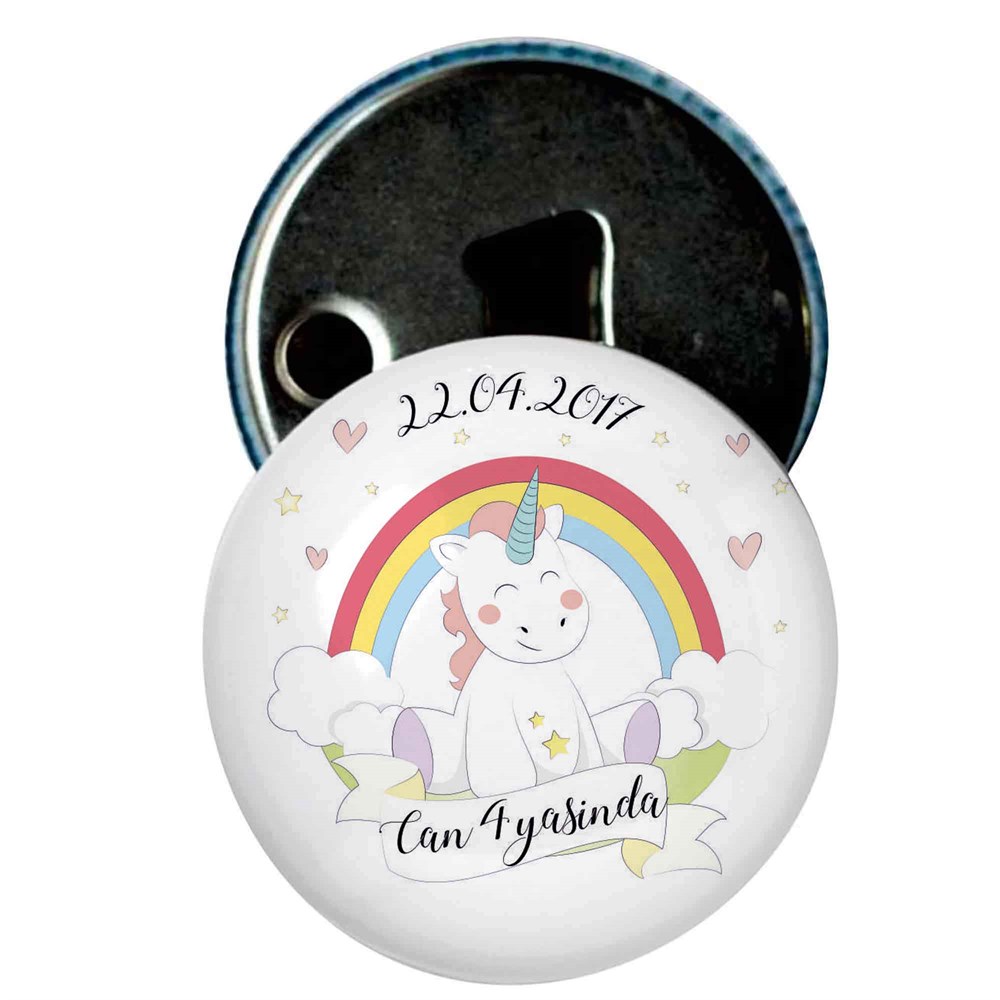 Doğum Günü Magnet Kapak Açacak Unicorn