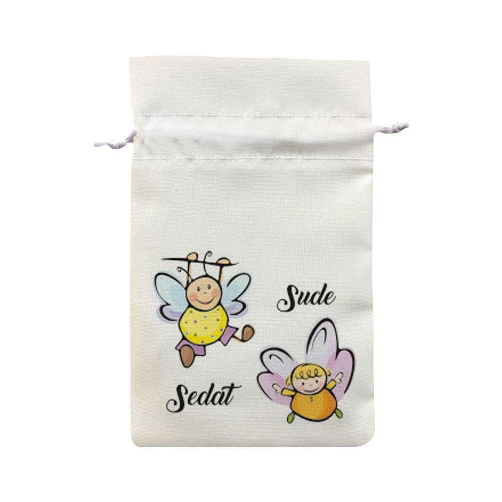 İsim Baskılı Baby Shower Bebek Şekeri Melek