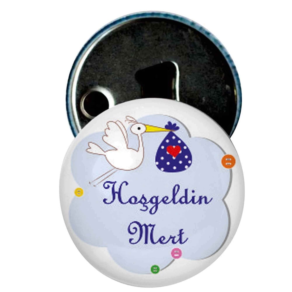 Kapak Açacak Magnet Leyleğin Gagasındaki Bebek