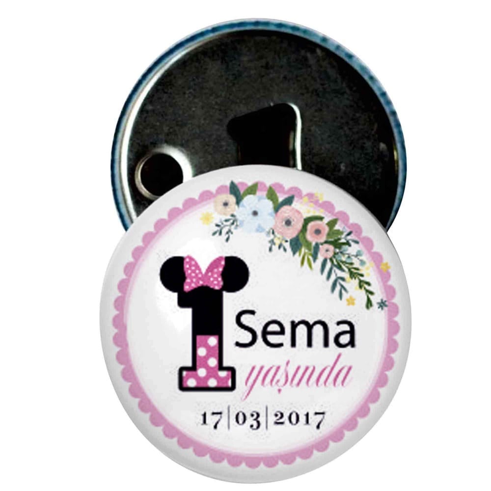 Kapak Açacak Magnet Pembe Baykuş
