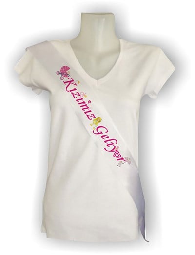 Baby Shower Kızımız Geliyor Kuşak