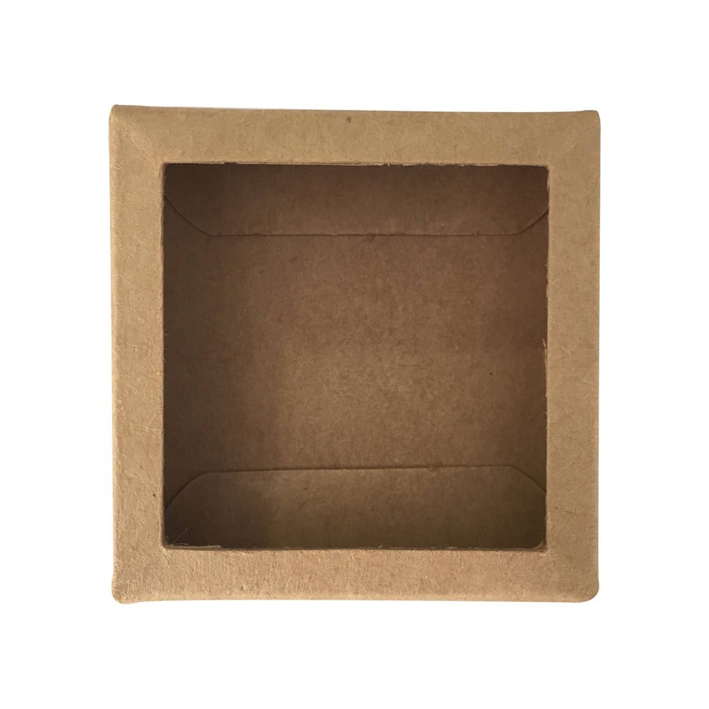 Kraft Kutu (kapaklı) 5*5 cm Doğal Taş İçin Kraft Kutu