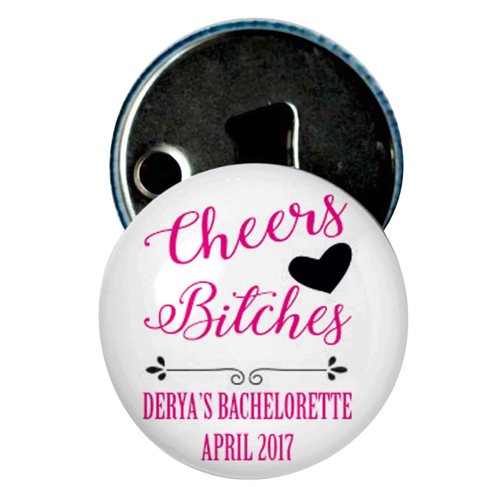 Nikah Şekeri Magnet Kapak Açacak Cheers Bitches