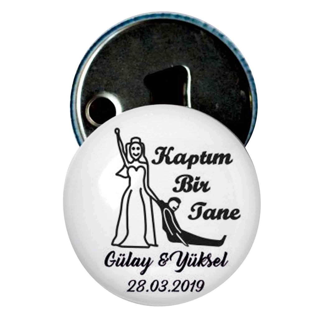 Nikah Şekeri Magnet Kapak Açacak I Got One