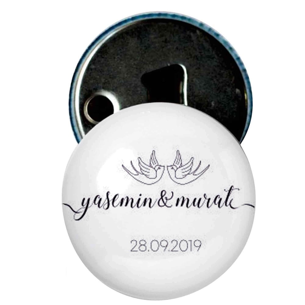 Nikah Şekeri Magnet Kapak Açacak Minik Kuşlar