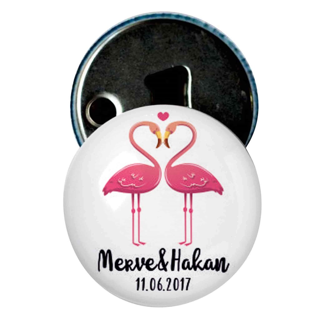 Nikah Şekeri Magnet Kapak Açacak Sarı Kanaryalar