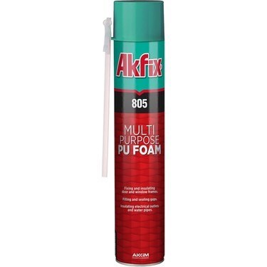 Slikon & TabancalarıAKFİXAkfix 805 Poliüretan Köpük Pipetli 750 ml