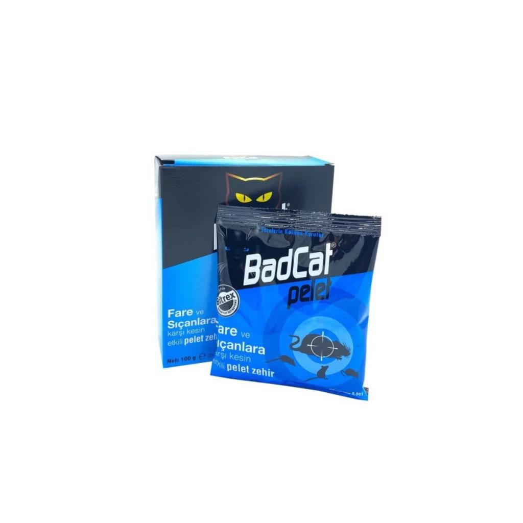Haşere KovucularBadCatBadCat Pelet Fare ve Sıçan Yemi 100 gr