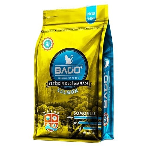 Kedi MamasıBadoBado Somonlu Yetişkin Kedi Maması 1.5 KG 