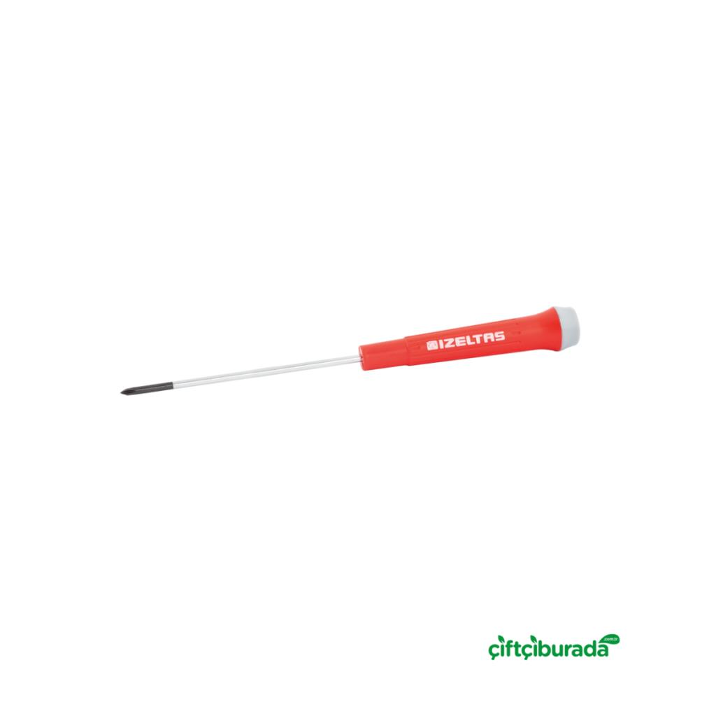Tornavida ÇeşitleriİZELTAŞİzeltaş Elektronikçi Tip Klemens Yıldız Tornavida 3x60 mm 4520 18 0360