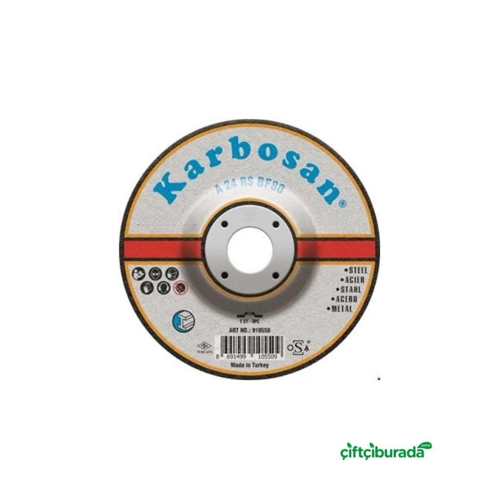 Kesici ve AşındırıcılarKARBOSANKarbosan NK Metal Çapak Alma Taşı 115x6.4x22.23 mm 910550