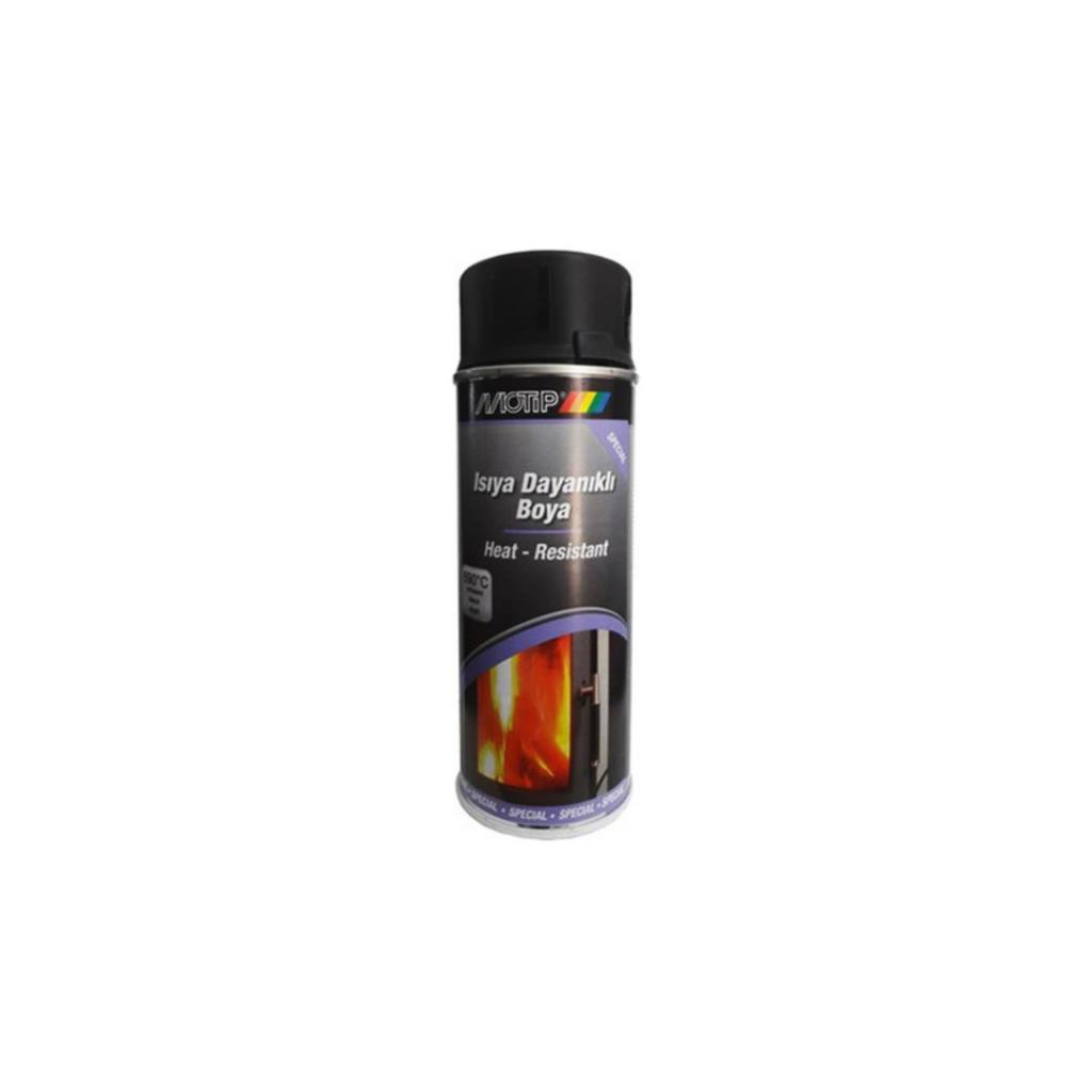 Sprey BoyaMotipMotip 690°C Isıya Dayanıklı Siyah Boya 400 ml