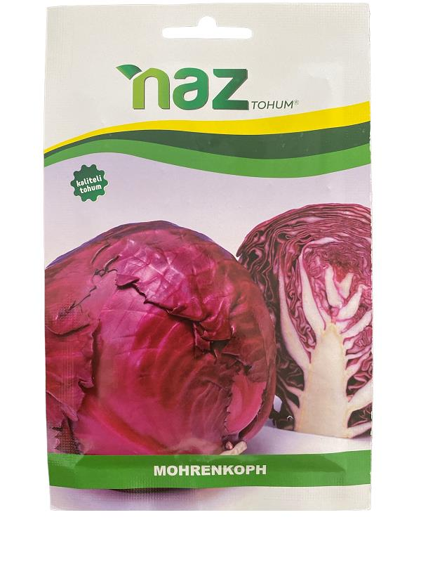 Sebze TohumlarıNazNaz Tohum Kırmızı Lahana Tohumu 10 gr