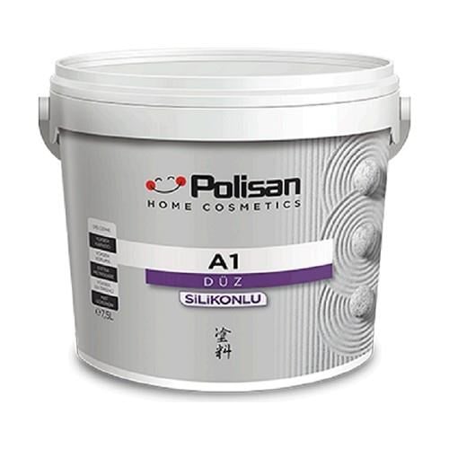 Dış Cephe BoyalarıPOLİSANPolisan A1 Silikonlu Dış Cephe Boyası Düz Beyaz 7.5 Lt