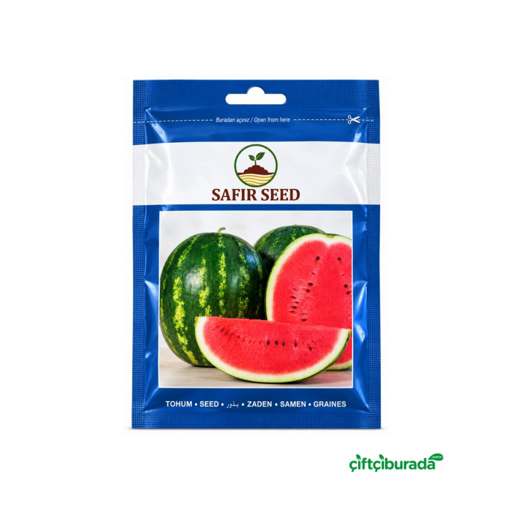 Meyve TohumlarıSafir SeedSafir Seed Crimson Sweet Karpuz Tohumu 10 g