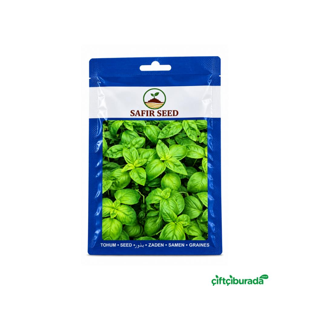 Çiçek TohumlarıSafir Seed Safir Seed Yeşil Fesleğen Tohumu 3 g