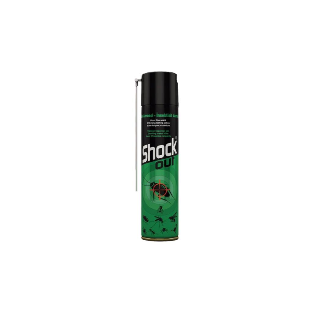 Haşere KovucularShockShock Out Böcek Savar Aerosol 400 ml