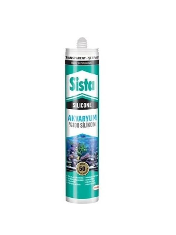 Slikon & TabancalarıSistaSista Akvaryum Silikonu 280 ml Şeffaf