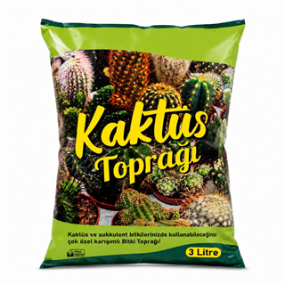 Torf ve Toprak ÇeşitleriAbantAbant Kaktüs ve Sukulent Toprağı 3 Litre