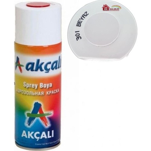 Sprey BoyaAkçalıAkçalı 301 Sprey Boya Beyaz 400ml