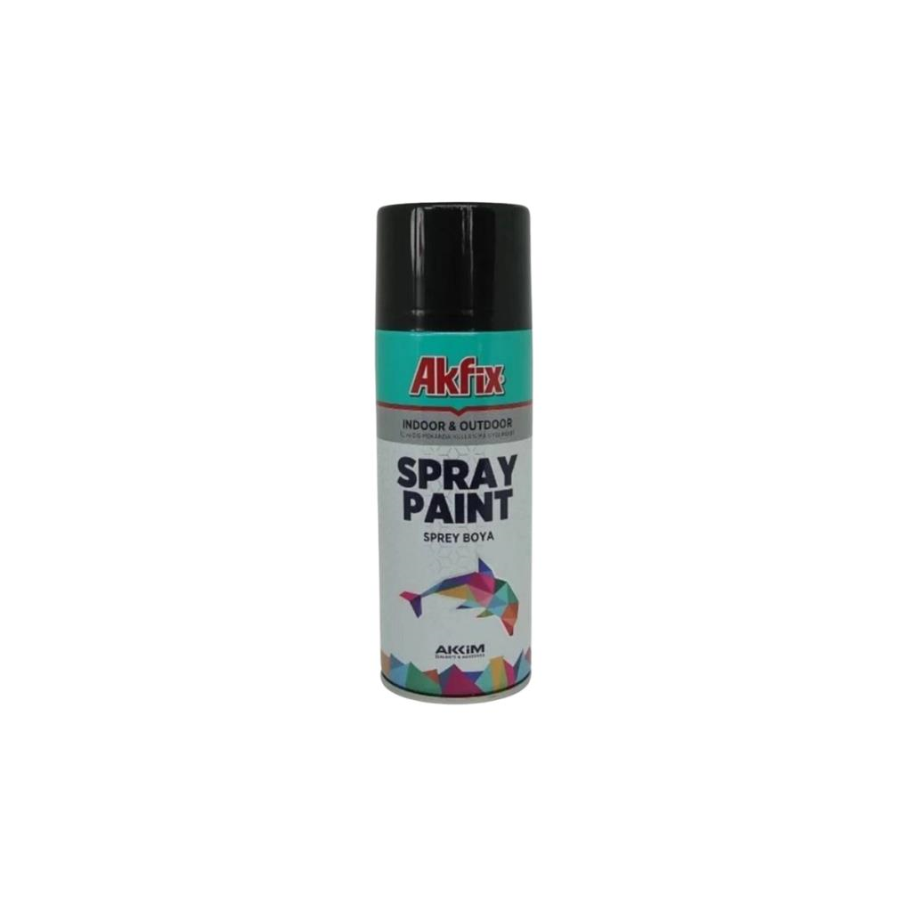 Sprey BoyaAKFİXAkfix Akrilik Sprey Boya Parlak Siyah 400 ml