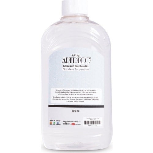 Fırça, Rulo & AksesuarArtdecoArtdeco Kokusuz Terebentin 500ml