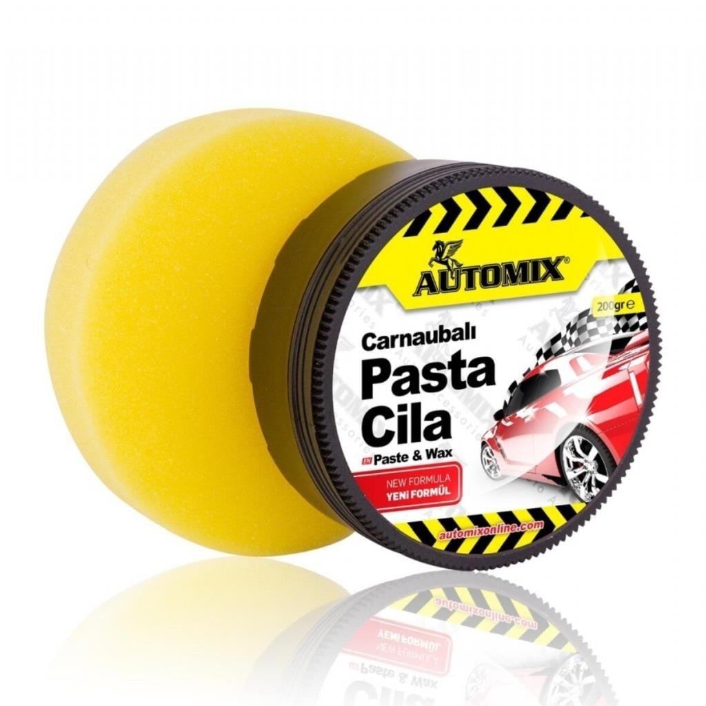 Cila & Vernik AUTOMİXAutomix Carnaubalı Pasta Cila Kutulu 200 gr