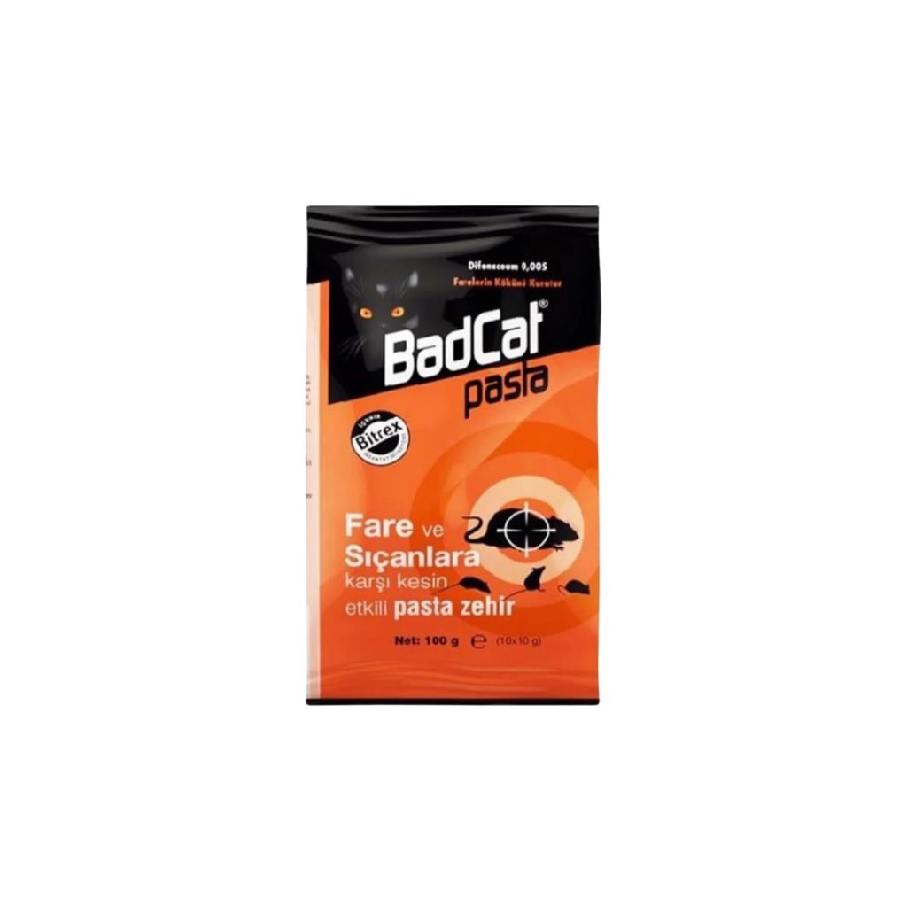 Haşere KovucularBadCatBadCat Pasta Fare ve Sıçan Yemi 100 gr