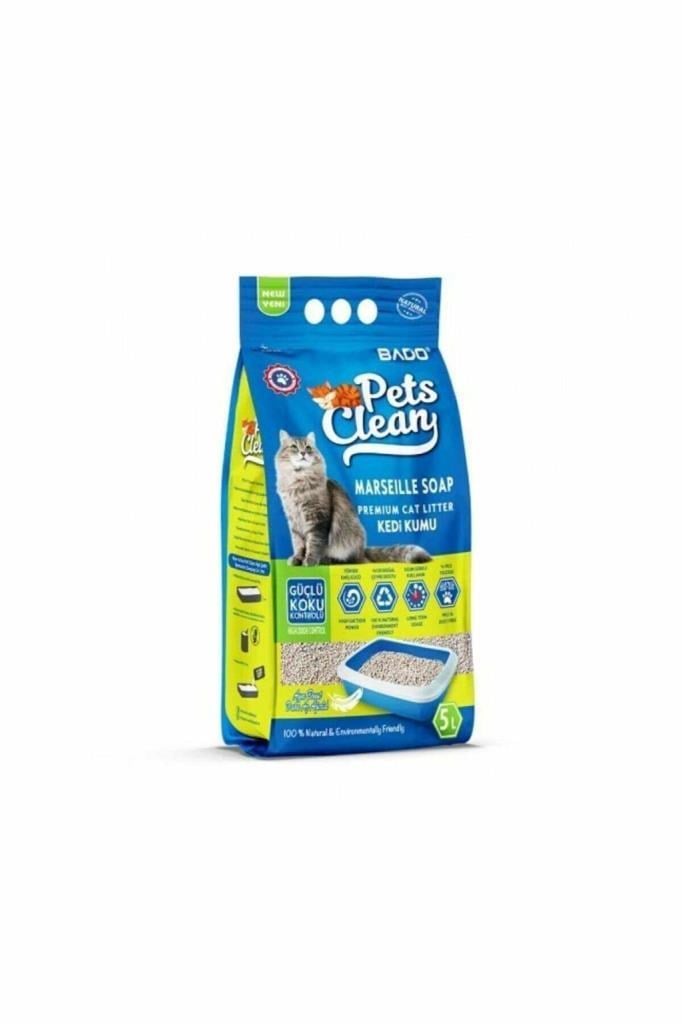 AksesuarlarBadoBado Pets Clean Marsilya Sabun Kokulu Kedi Kumu 5 L