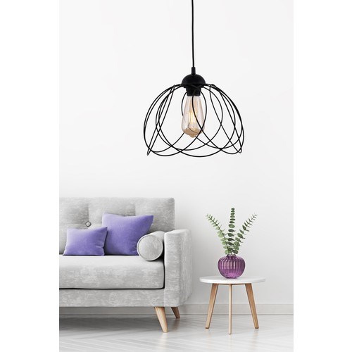 Aydınlatma ÜrünleriBegüsaBegüsa Leylak Tekli Siyah Avize