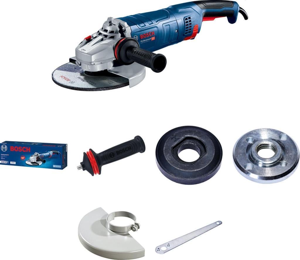 El tipi TaşlamalarBOSCHBosch Gws 24-180 Jz 2400W 180MM Büyük Taşlama Makinesi