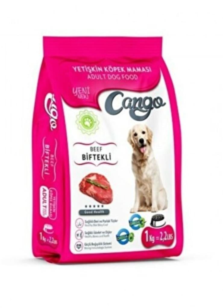 Köpek MamasıCangoCango Biftekli Yetişkin Köpek Maması 1 KG 