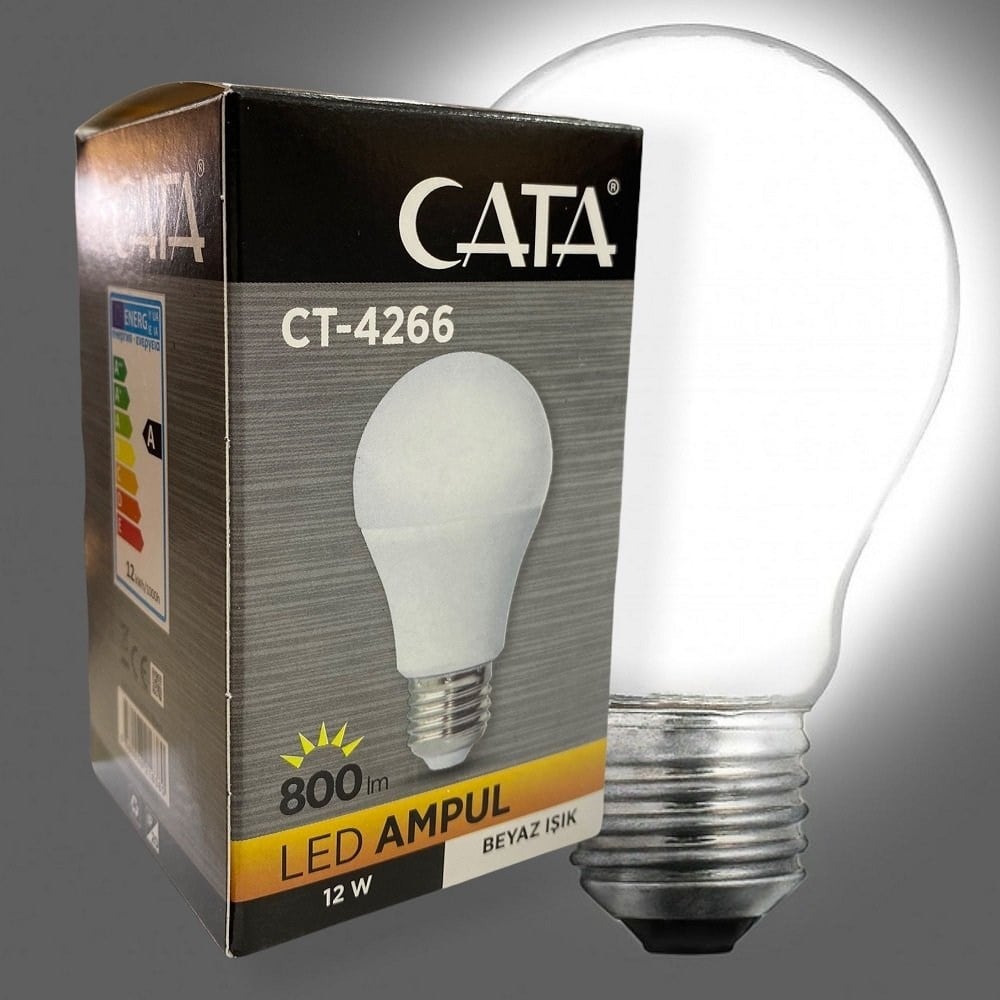 Aydınlatma ÜrünleriCATACata 12 W Led Ampul CT-4266 Beyaz Işık
