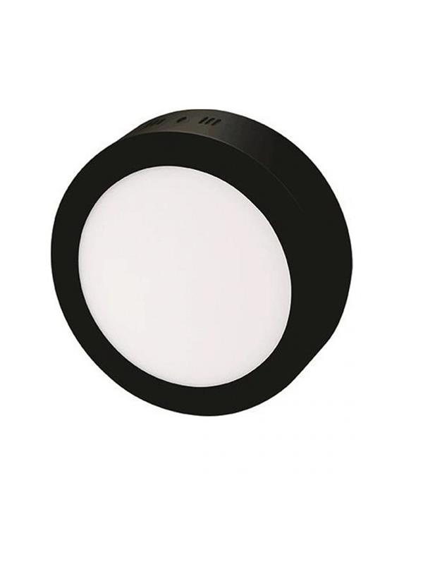 Aydınlatma ÜrünleriCATACata CT-5235 18 Watt Sıva Üstü Yuvarlak Siyah Kasa LED Panel Armatür Beyaz  