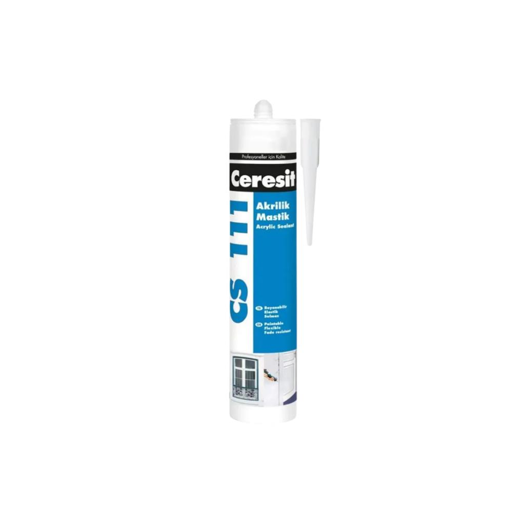 Endüstriyel YapıştırıcılarCeresitCeresit Cs 111 Silikonize Akrilik Mastik Altınmeşe 280 Ml