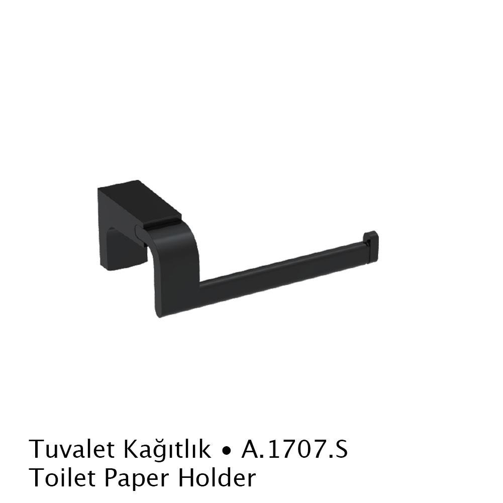 Banyo AksesuarDuxxaDuxxa Deppot F1 Mat Siyah Kağıtlık A.1707.S