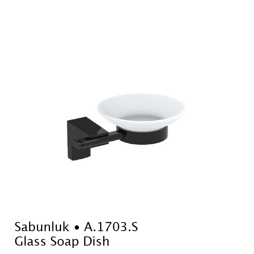 Banyo AksesuarDuxxaDuxxa Deppot F1 Mat Siyah Sabunluk A.1703.S
