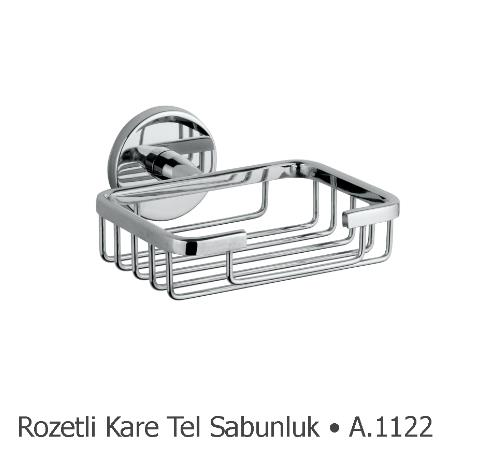 Banyo AksesuarDuxxaDuxxa Deppot Natura Rozetli Kare Tel Sabunluk A.1122