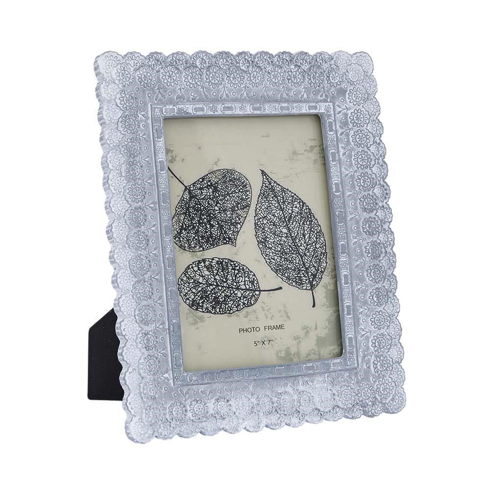 Mutfak AkseuarEvdemaEvdema Vitale Ena Dantel Desen Fotoğraf Çerçevesi Ak.In0069