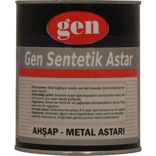 Renklendiriciler & AstarlarGenGen Sentetik Astar 3 kg